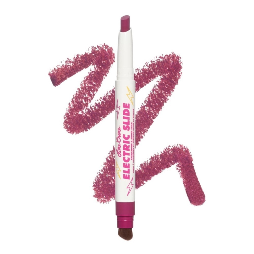Lime Crime Electric Slide Eyeshadow & Brush Stick, As If - Vegan & Cruelty-Free